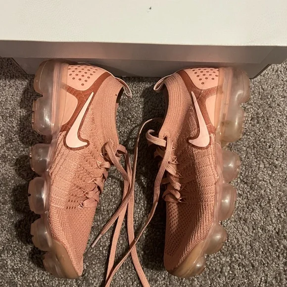 Nike Women's Pink VaporMax Athletic Shoes - Picture 1 of 4